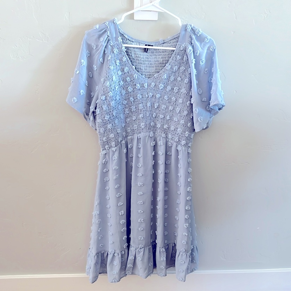 A-line Crepey dress